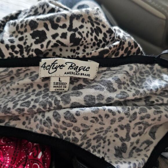 Vintage y2k animal print mcbling form fit tank top - Picture 4 of 4